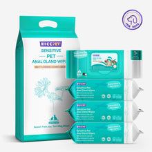 HICC Pet® Pet Anal Gland Wipes For Dogs, Bundle of 4