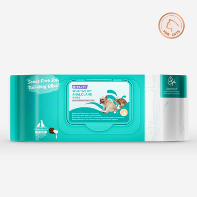 HICC Pet® Pet Anal Gland Wipes For Cats