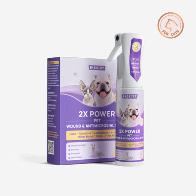 HICC Pet® 2X Power Pet Wound & Antimicrobial Spray For Cats, 10.1 Fl Oz