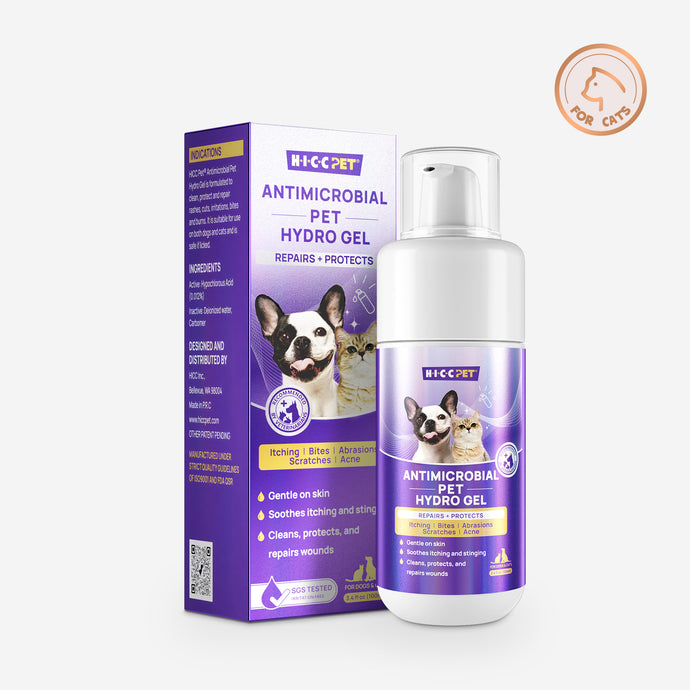 HICC Pet® Pet Wound & Skin Care Antimicrobial Hydro Gel For Cats