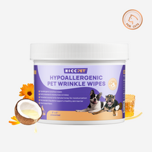 HICC Pet® Wrinkle Skinfold Care Wipes For Cats