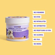 HICC Pet® Hypoallergenic Pet Eye Wipes For Cats