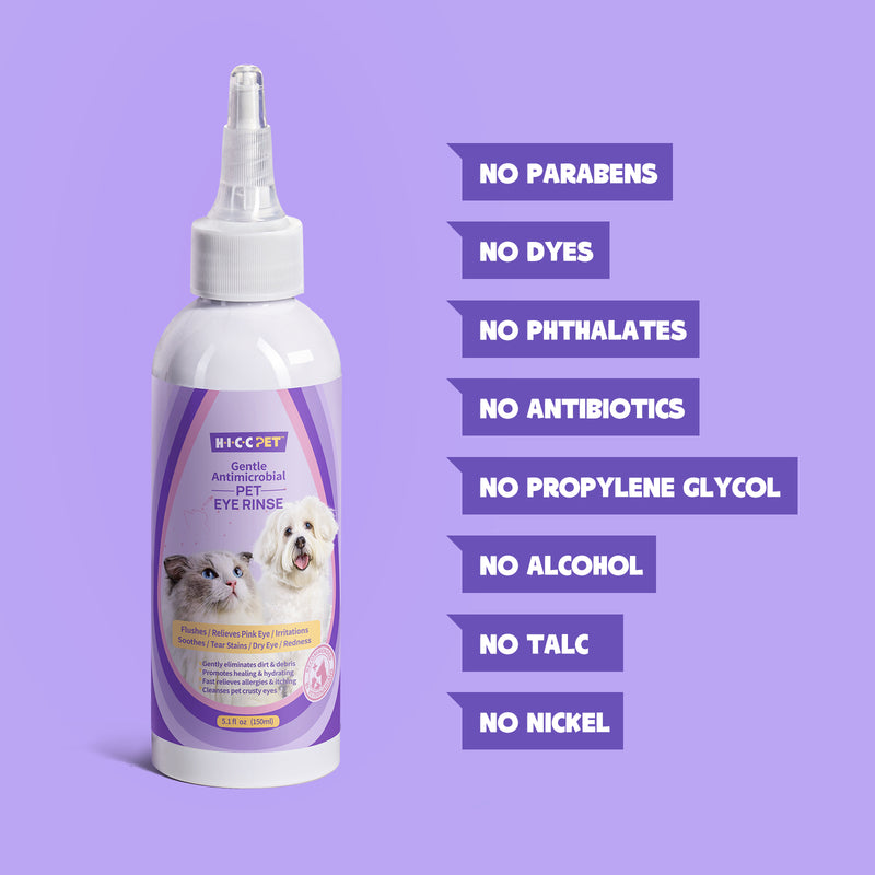 HICC Pet® Gentle Antimicrobial Pet Eye Rinse For Cats