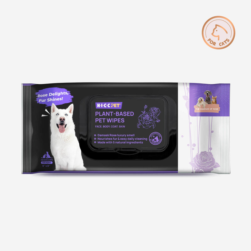 HICC Pet® Plant-Based Pet Wipes For Cats