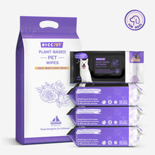 HICC Pet® Plant-Based Pet Wipes For Dogs, Bundle of 4