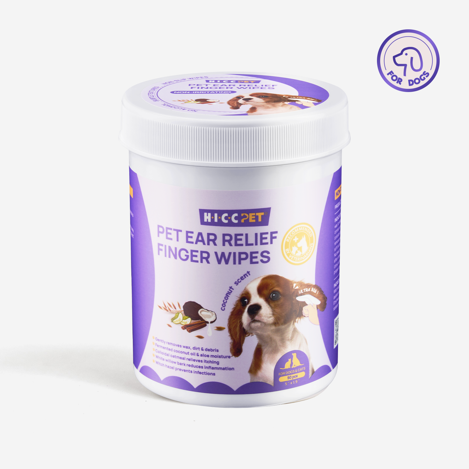 Hibiscrub wipes top for dogs
