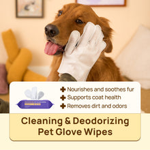 HICC Pet® Deodorizing Pet Glove Wipes For Dogs
