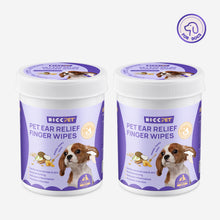 HICC Pet® Pet Ear Relief Finger Wipes For Dogs