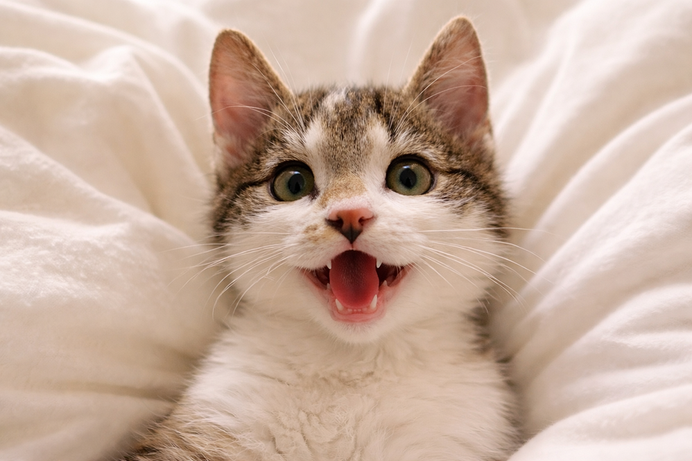 a cat and a wipe