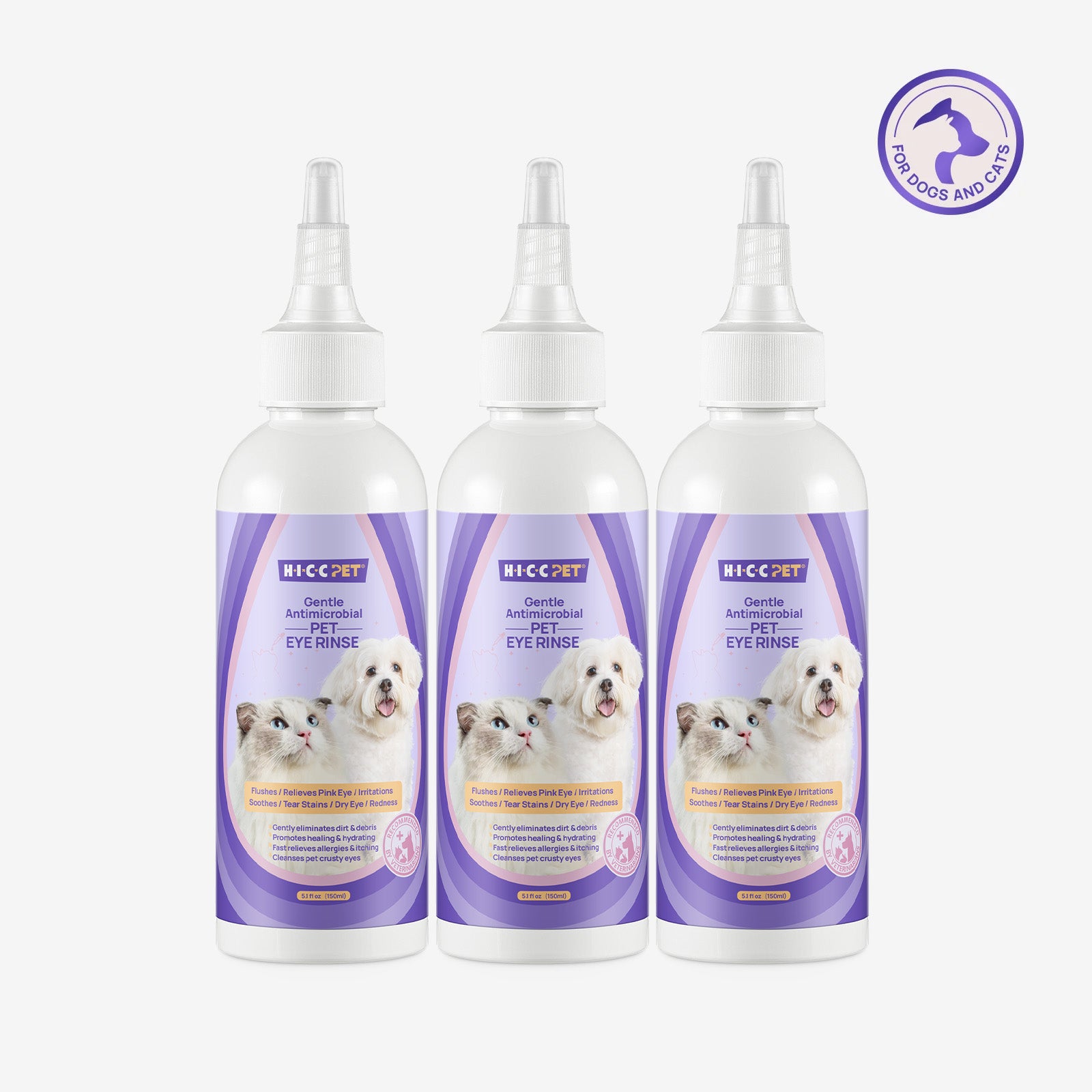 Gentle Pet Eye Cleansing Rinse for Dogs & Cats