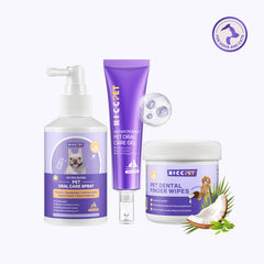 No-Brush Daily Oral Care & Breath Freshening Kit for Dogs & Cats