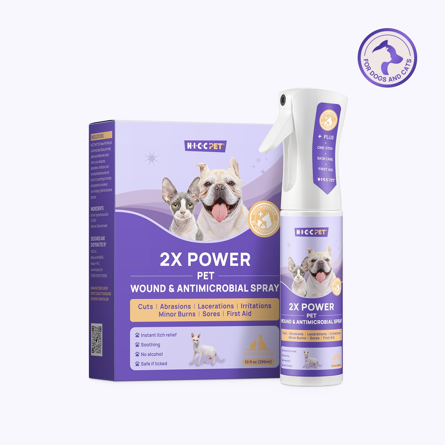 Between-Bath Skin Reset Spray for Dogs & Cats