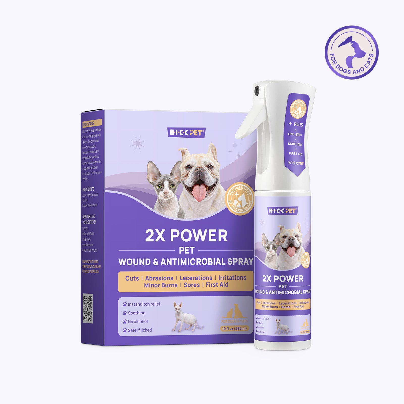 Between-Bath Skin Reset Spray for Dogs & Cats