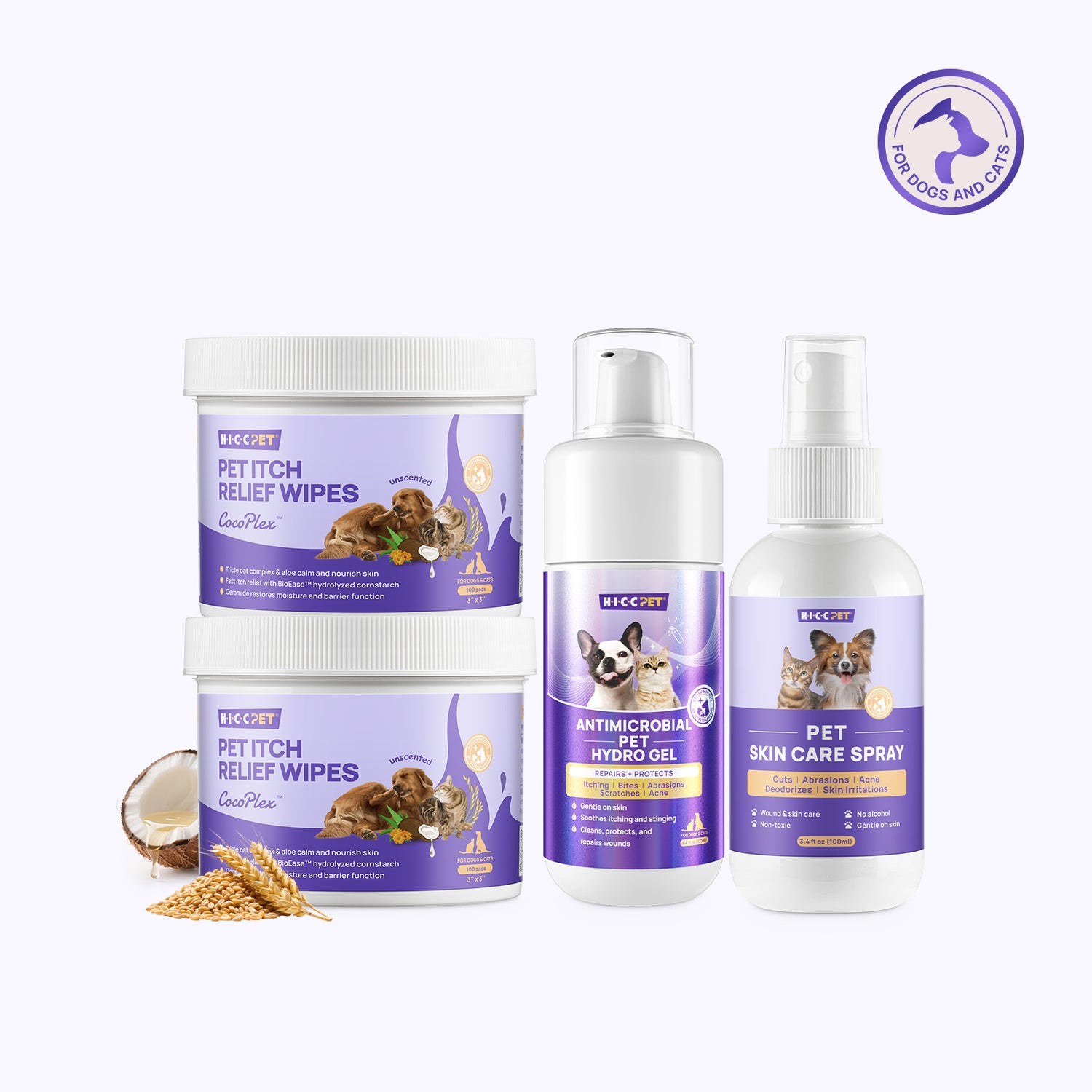 Fast Cooling Skin Comfort & Redness Relief Kit for Dogs & Cats