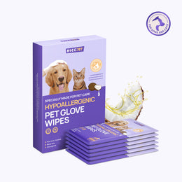 Hypoallergenic Pet Glove Wipes for Dogs & Cats