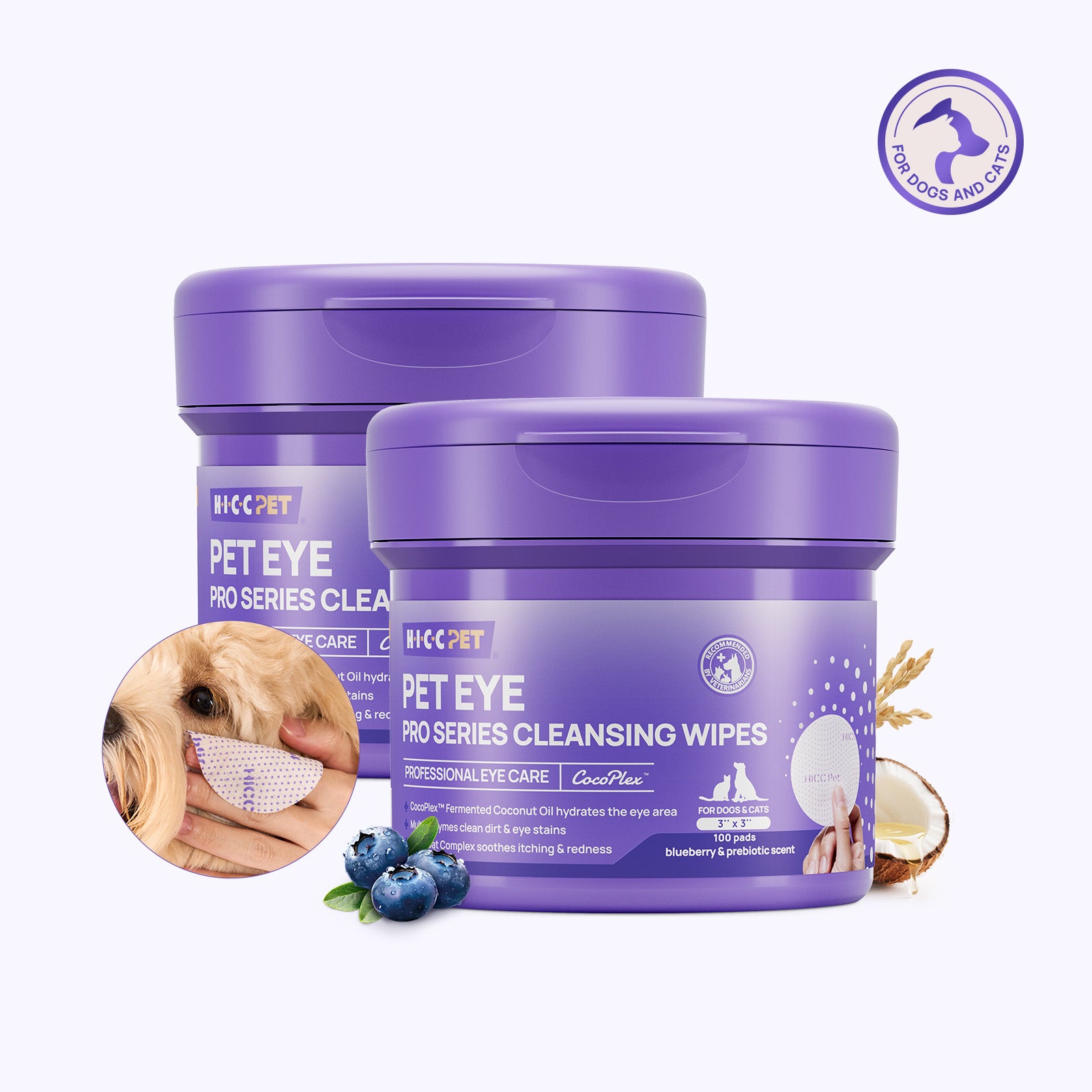 PRO Series Tear Stain Wipes for Dogs & Cats