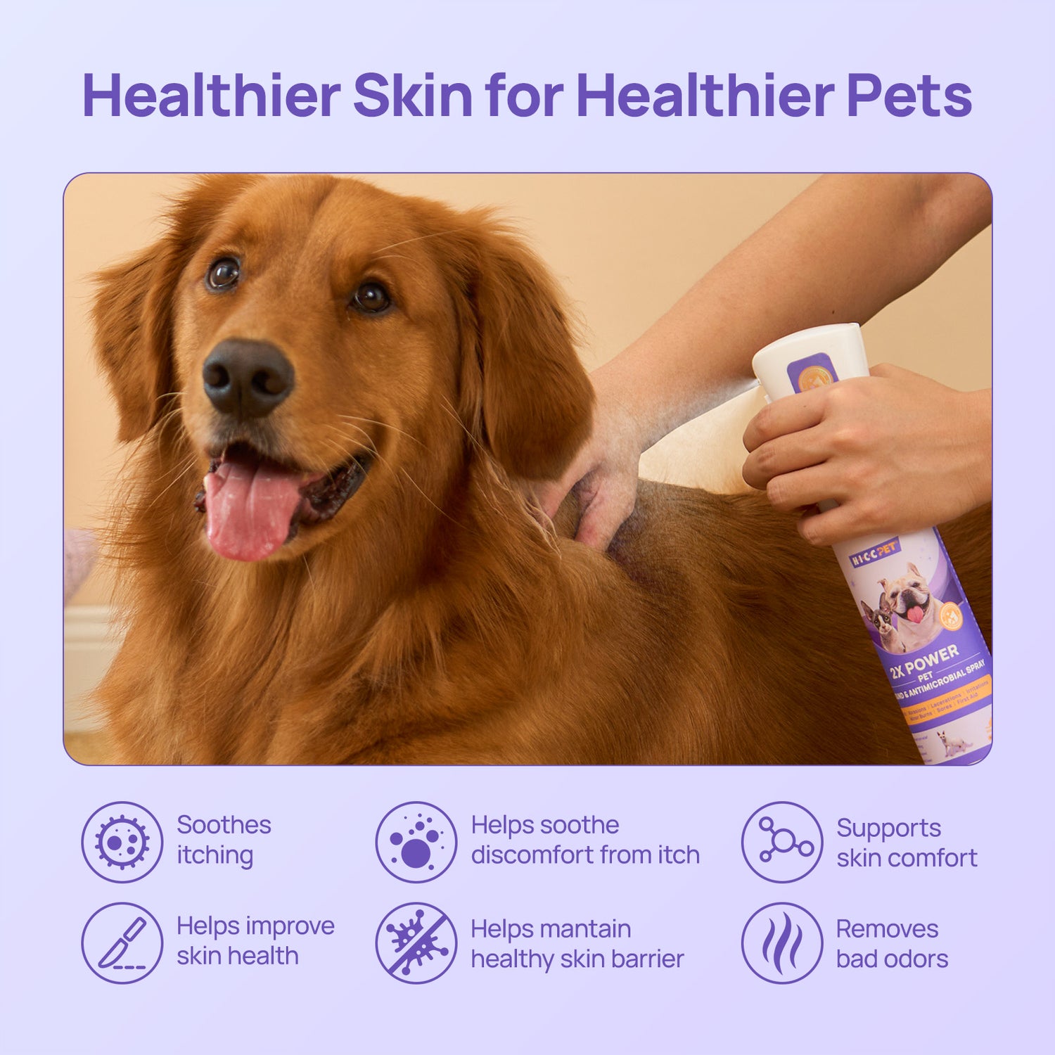 Between-Bath Skin Reset Spray for Dogs & Cats