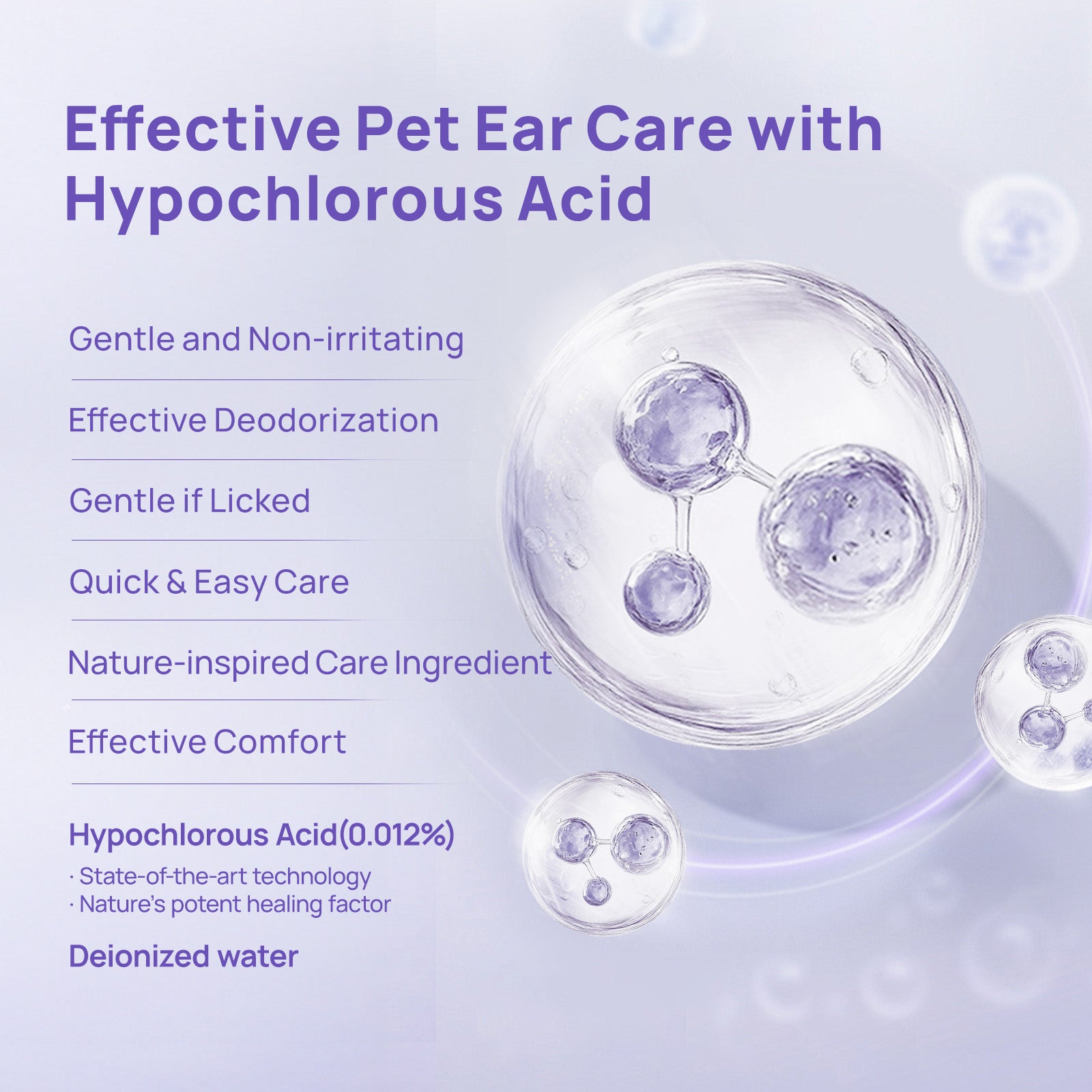 Pet Ear Cleansing Rinse for Dogs & Cats