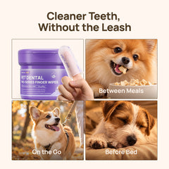 Dental PRO Series Finger Wipes for Dogs & Cats