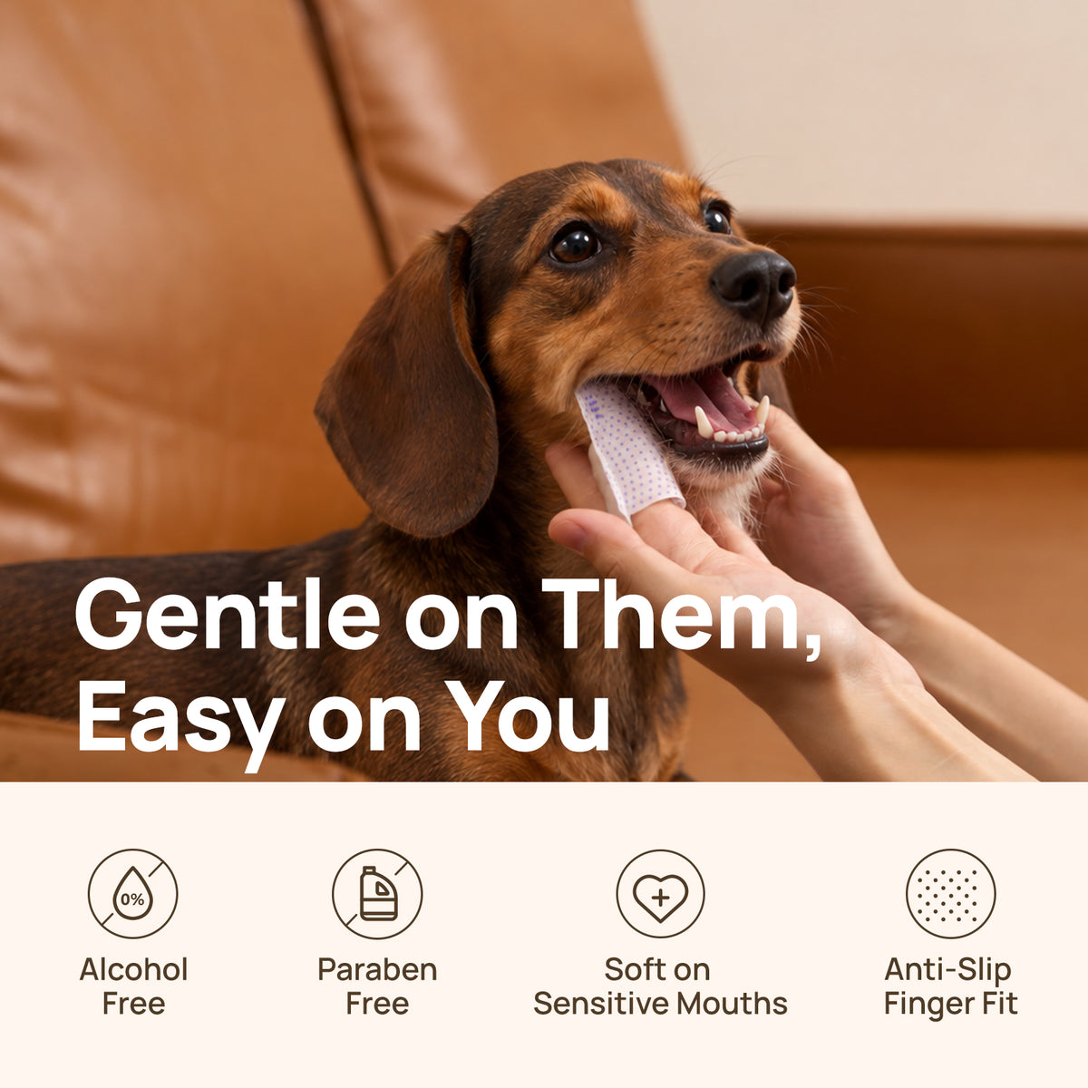 Dental PRO Series Finger Wipes for Dogs & Cats