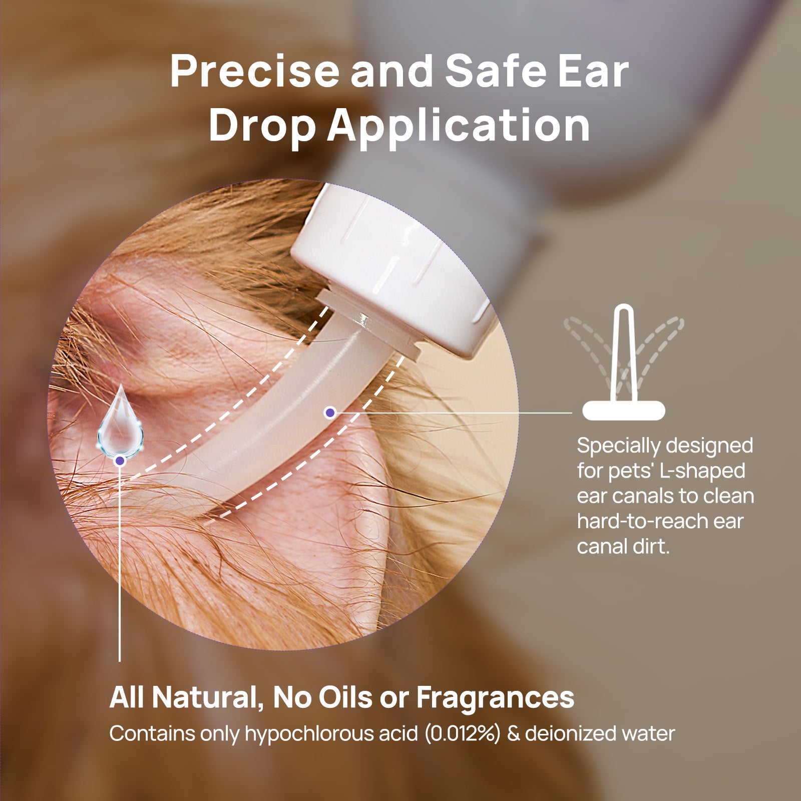 Pet Ear Cleansing Rinse for Dogs & Cats