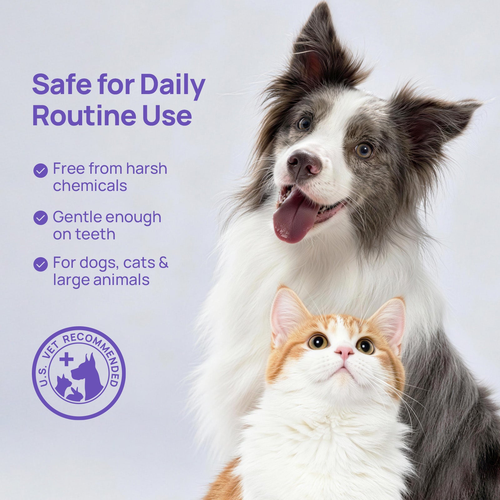 Pet Dental Finger Wipes for Dogs & Cats