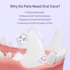 No-Brush Daily Oral Care & Breath Freshening Kit for Dogs & Cats