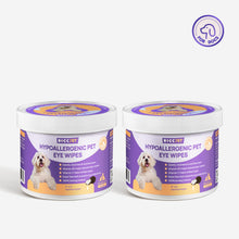 HICC Pet® Hypoallergenic Pet Eye Wipes For Dogs, Bundle of 2