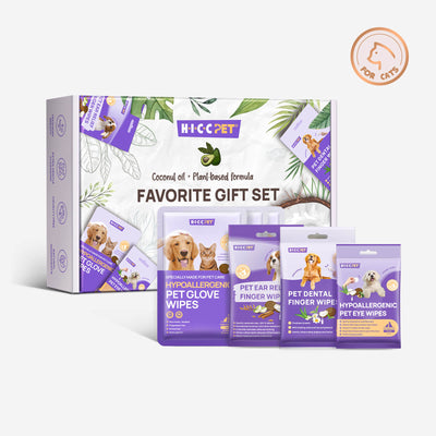 HICC Pet® Favorite Gift Set - Cat Cleaning Starter Kit