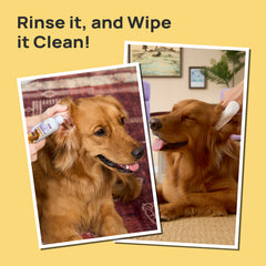 Complete Ear Care Kit for Dogs & Cats - Gentle Cleaning Solution