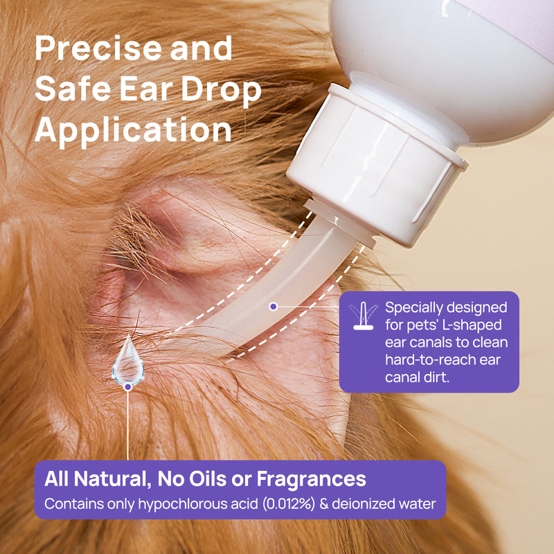 HICC Pet® Anti-itch & Antimicrobial Pet Ear Rinse For Cats