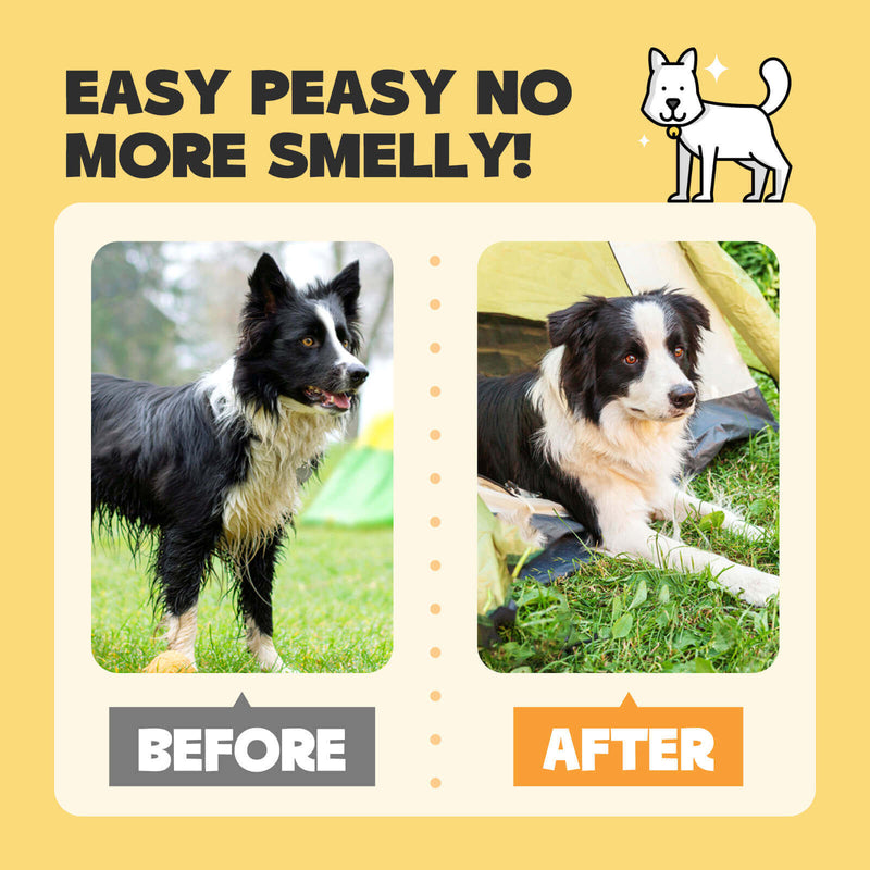 SmileDenX™ Deodorizing Pet Glove Wipes For Dogs