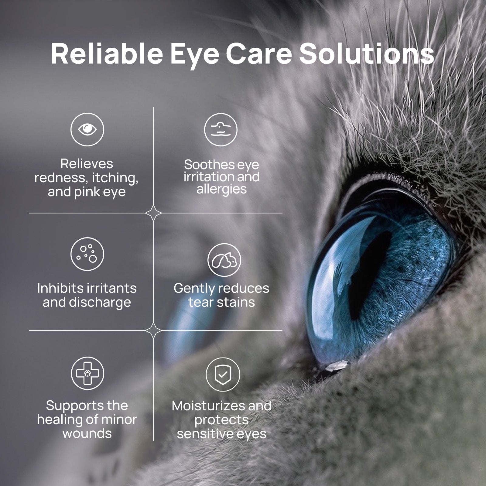 Pet Eye Relief Gel for Dogs & Cats