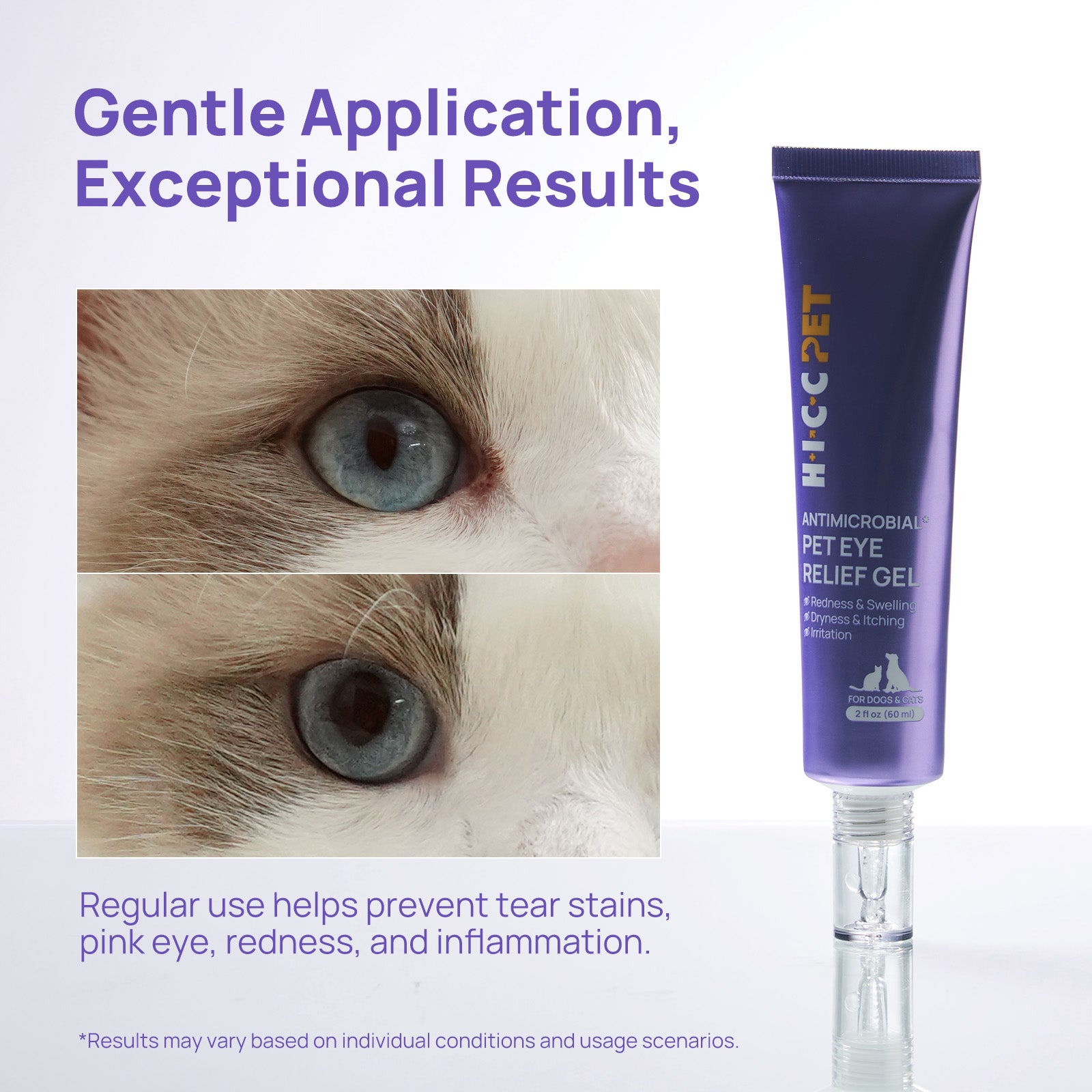 Pet Eye Relief Gel for Dogs & Cats
