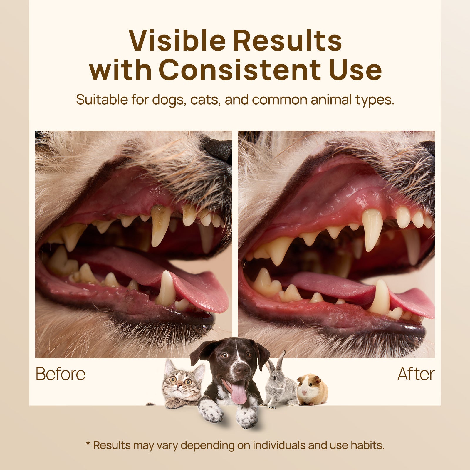 Dental PRO Series Finger Wipes for Dogs & Cats