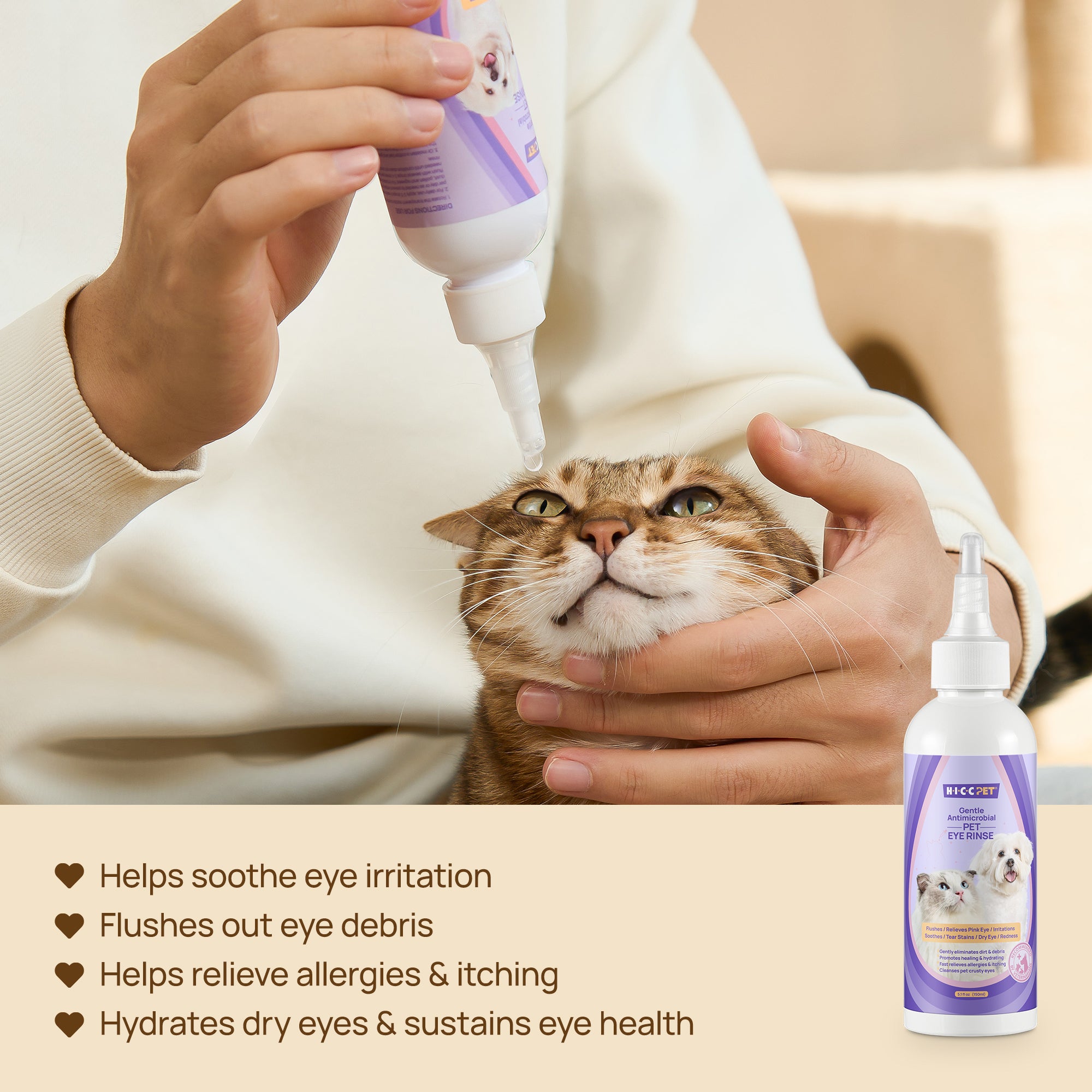 Eye Fresh & Tear Stain Care Kit for Dogs & Cats