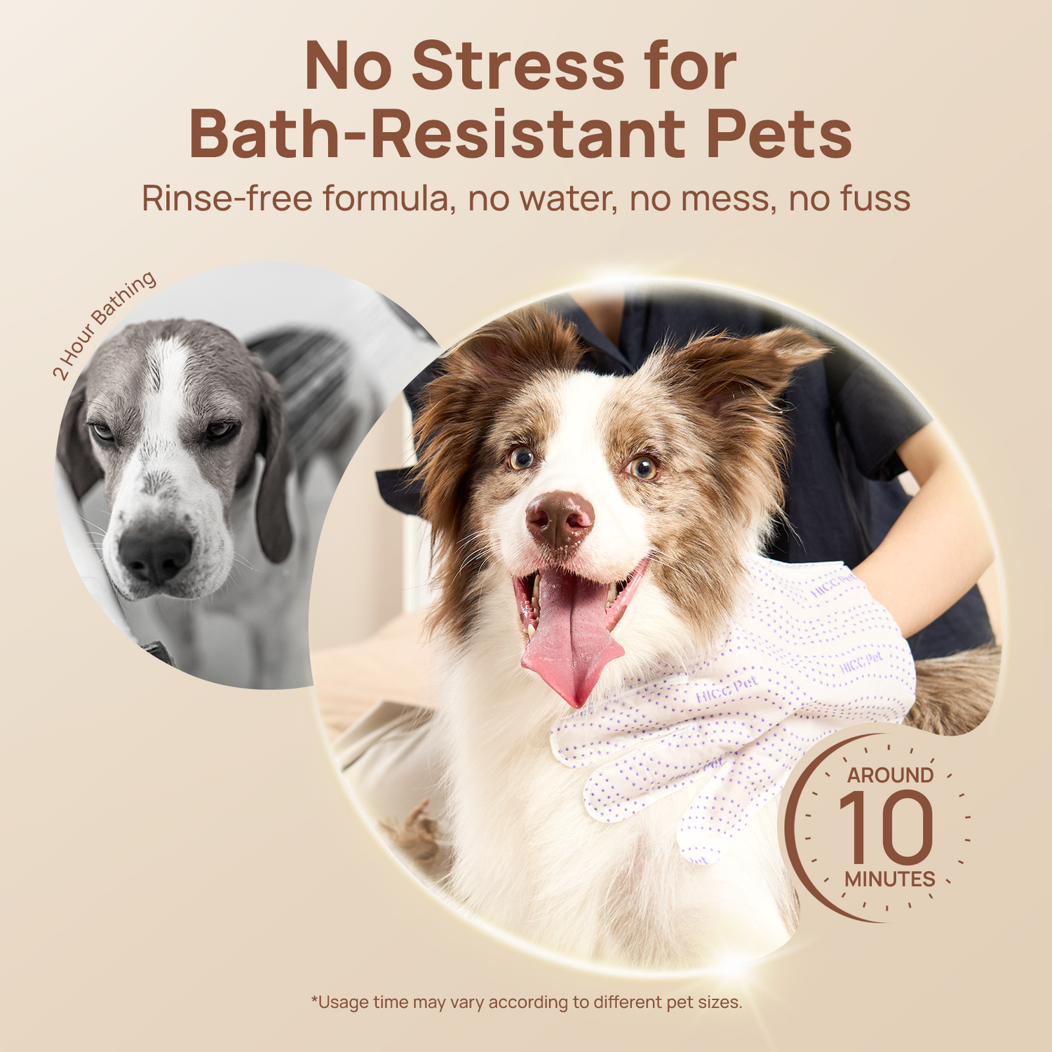 HICC Pet® Grooming Glove Wipes PRO Series for Dogs & Cats