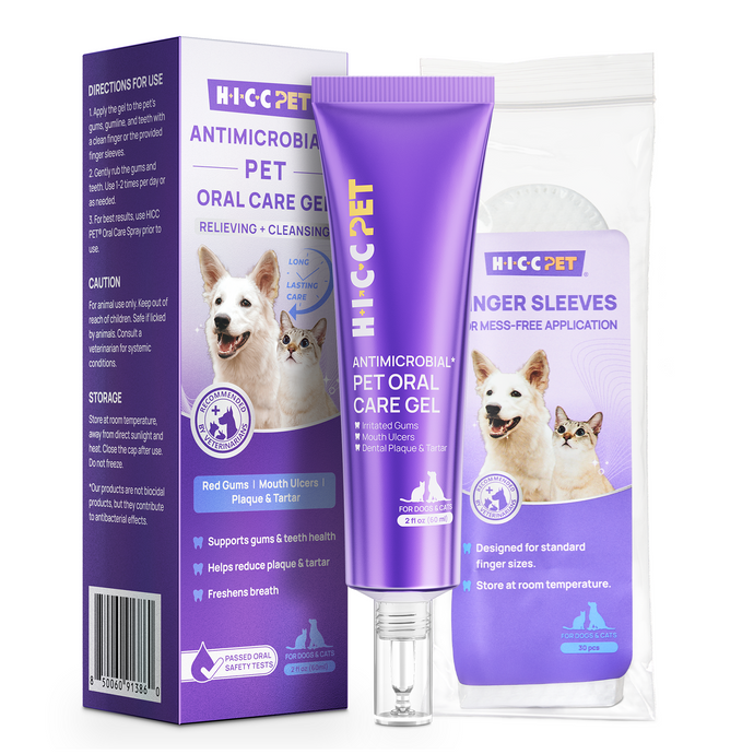 HICC Pet® Antimicrobial Pet  Oral Care Gel for Dogs & Cats