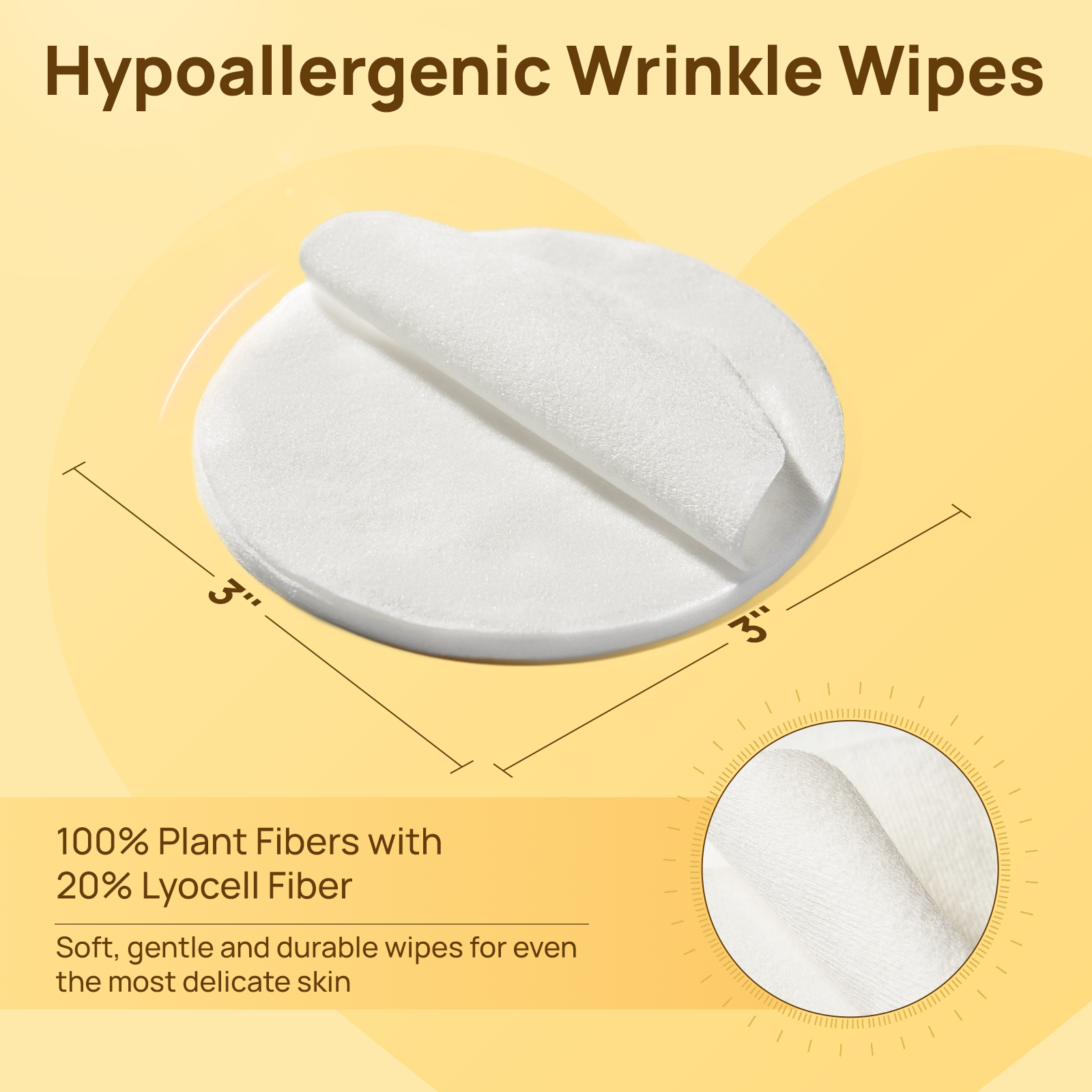 Wrinkle Skinfold Care Wipes for Dogs & Cats
