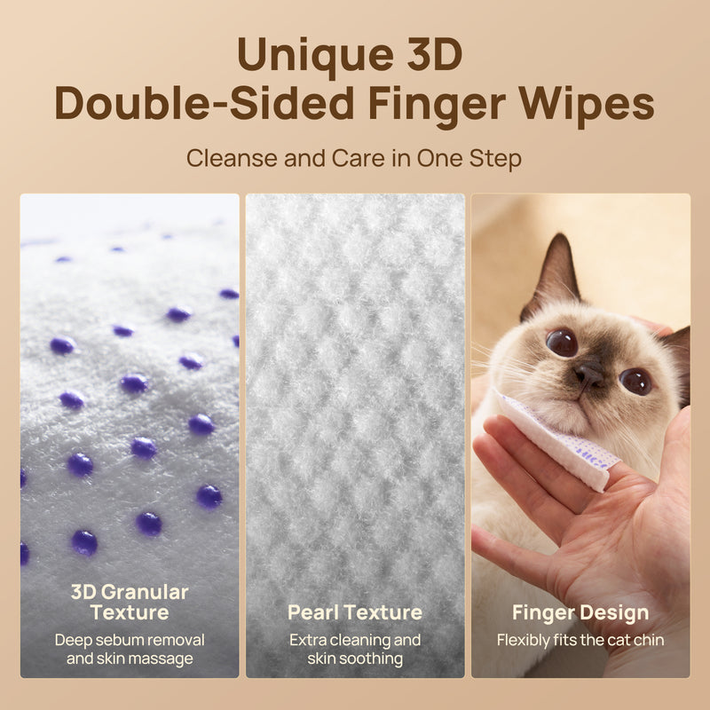 HICC Pet® Cat Acne PRO Series Finger Wipes