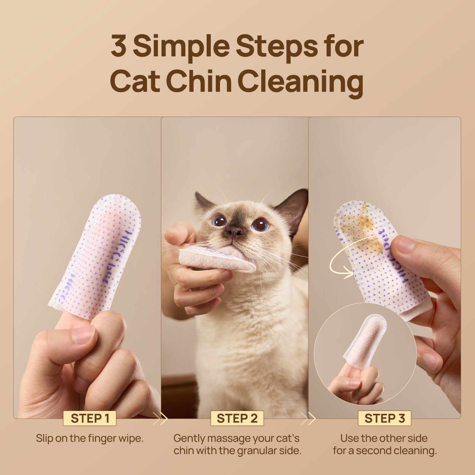 Cat Acne PRO Finger Wipes