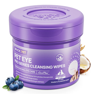 HICC Pet® Pet Eye PRO Series Cleansing Wipes for Dogs & Cats