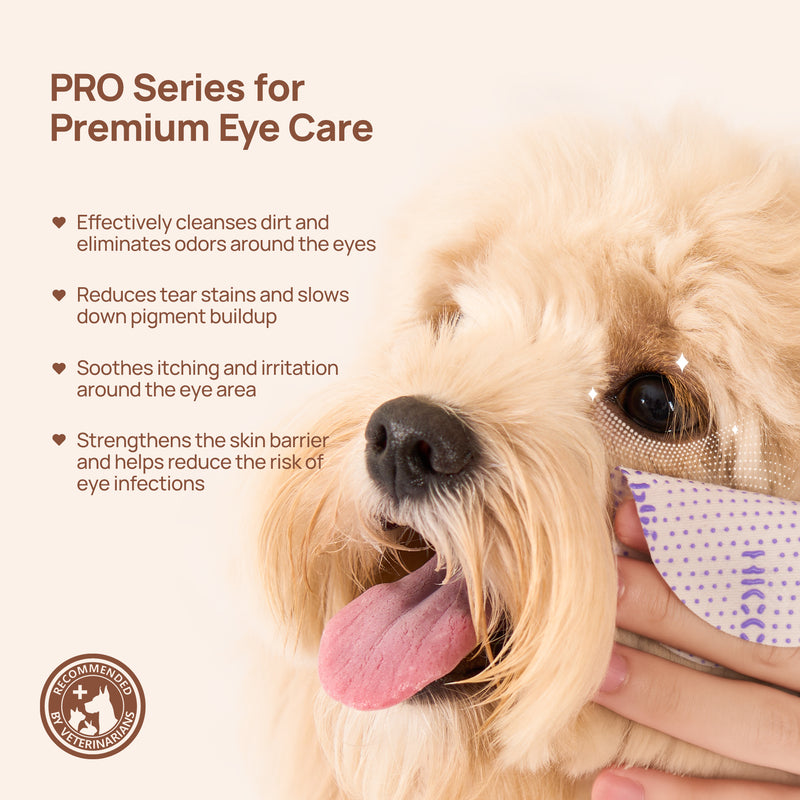 HICC Pet® Pet Eye PRO Series Cleansing Wipes for Dogs & Cats
