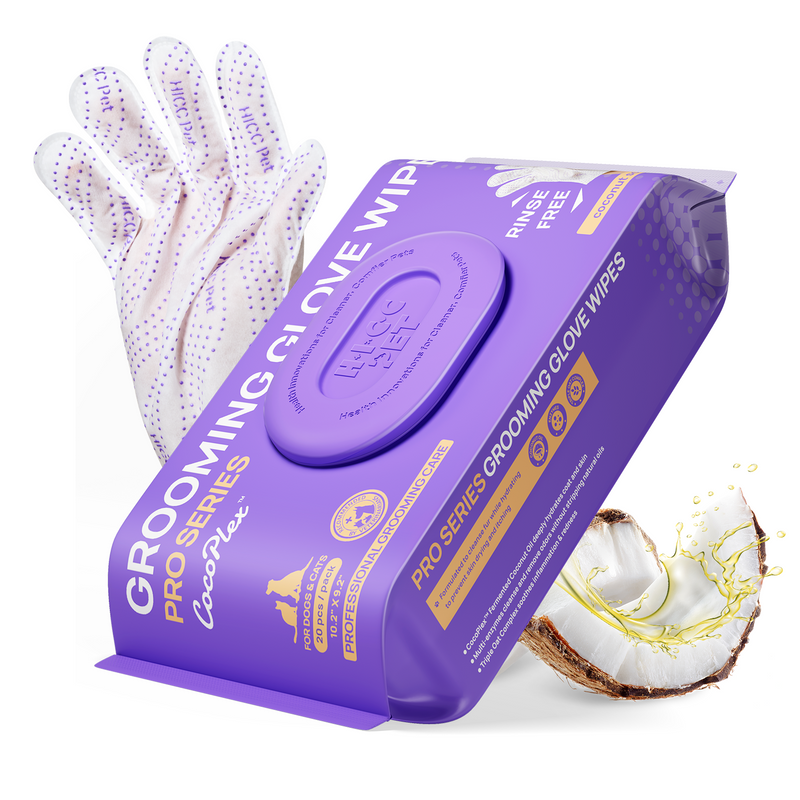 HICC Pet® Grooming Glove Wipes PRO Series for Dogs & Cats