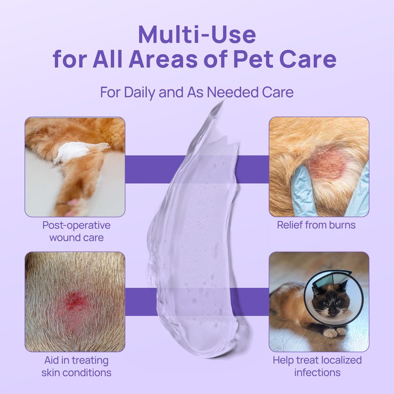 HICC Pet® Pet Wound & Skin Care Antimicrobial Hydro Gel For Cats