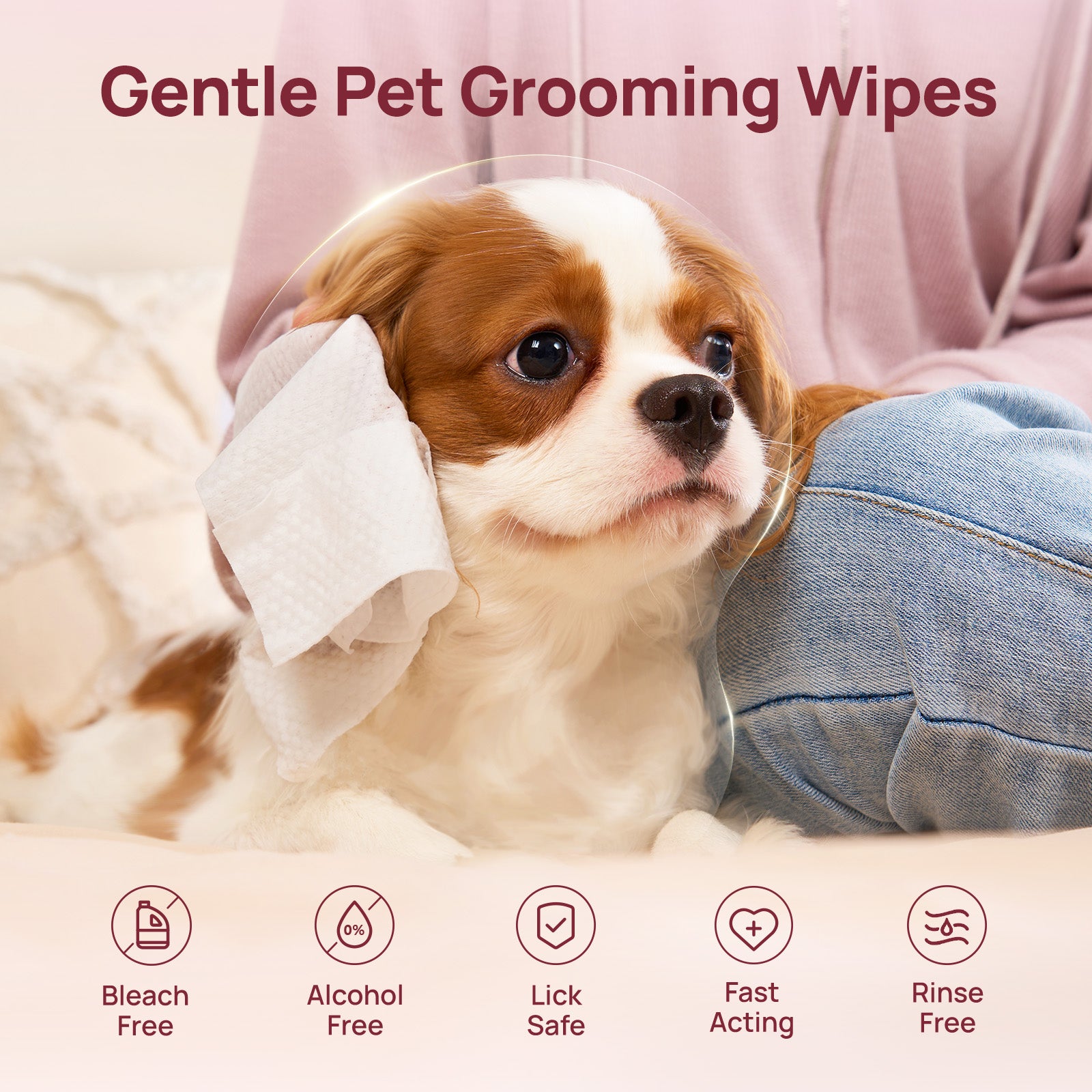 Plant-Based Pet Wipes for Dogs & Cats