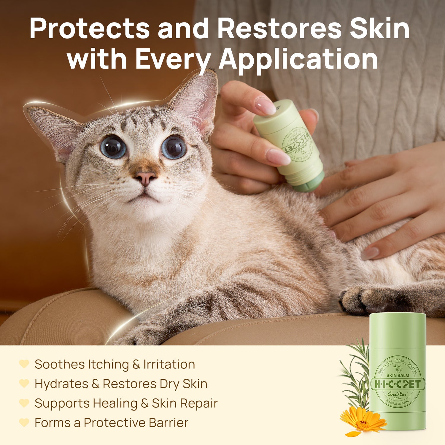 HICC Pet® Skin Soothing Balm  For Cats