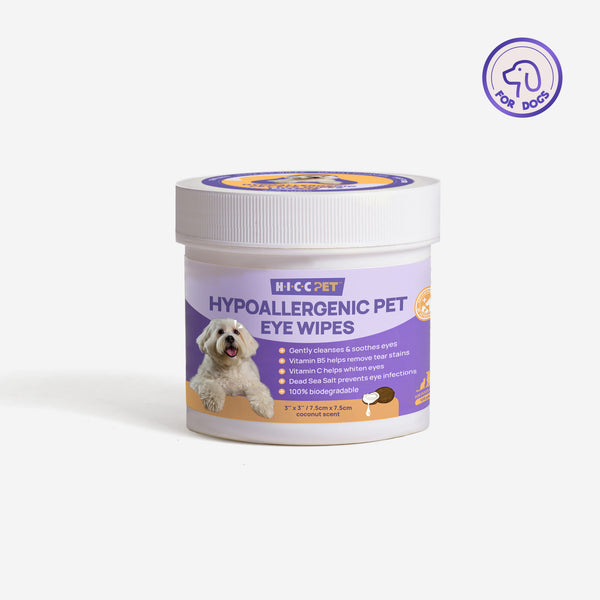 HICC Pet® Hypoallergenic Pet Eye Wipes For Dogs