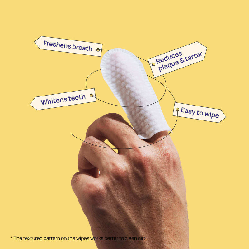 HICC Pet® Pet Dental Finger Wipes For Cats