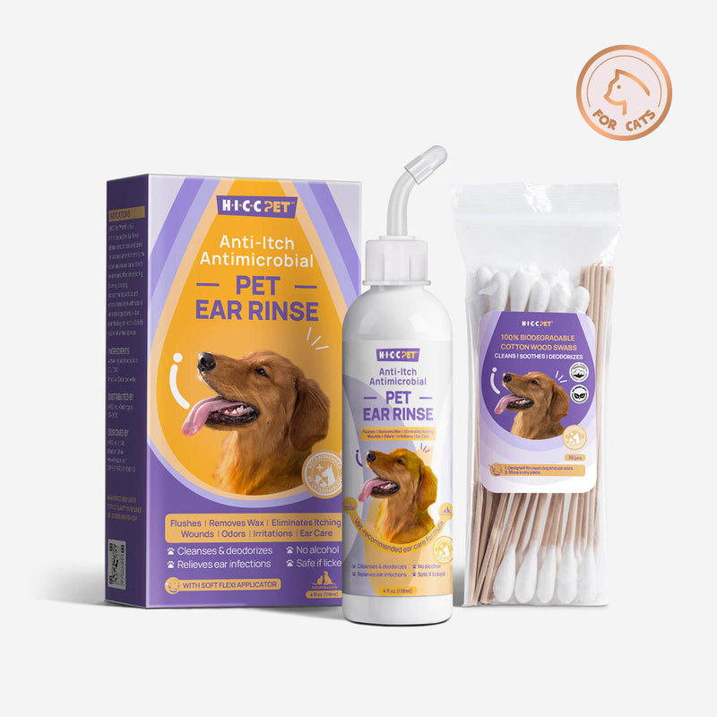 HICC Pet® Anti-itch & Antimicrobial Pet Ear Rinse For Cats